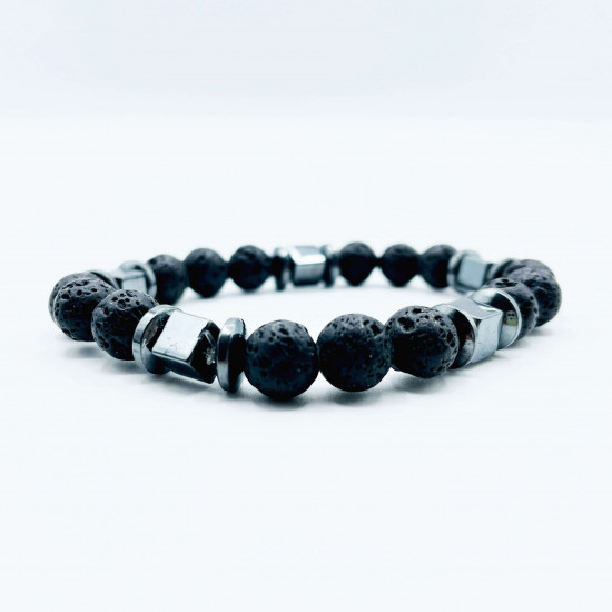 Großhändler für Mineralschmuck, Armbänder aus Lavastein und Obsidian 4