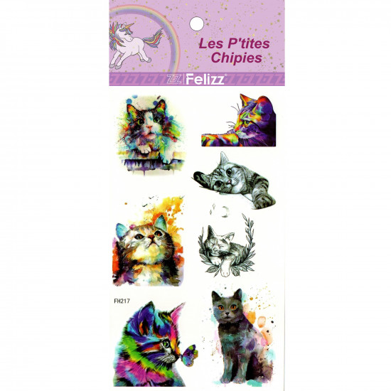 Grossiste tatouages éphémères, pour professionnels FH217 filles