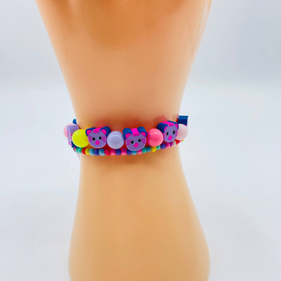 Purple bracelets for little girls, costume jewelry for professionals - Felizz