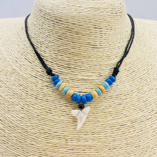 Proveedor collares fantasía diente de tiburón, collar niño G172-3