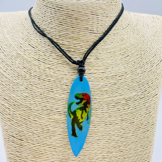 Proveedor collares tabla de surf de fantasía, collar niño G174-44B