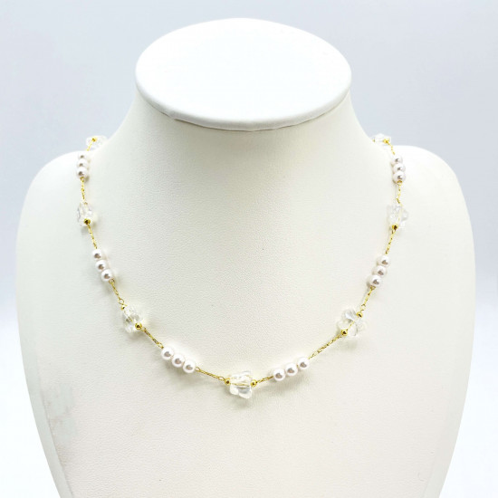 Fornitore collane di perle, fantasia, collana di perle balinesi GN18-37N