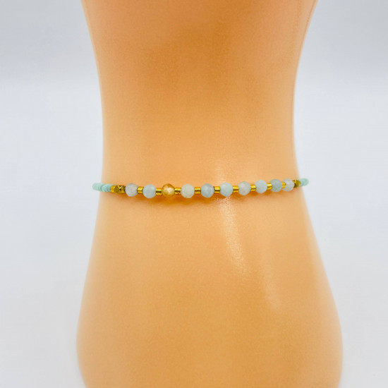 Proveedor de cuentas de bisutería, pulsera de cuentas balinesas GN18-25B