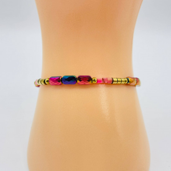 Fournisseur perles bijoux, bracelet perles balinaises GN18-43B