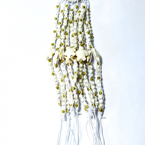 Fournisseur bracelets fantaisies, Lot Bracelets exotiques Blanc N°110