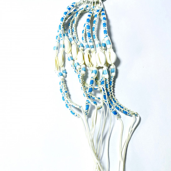 Proveedor Pulseras de fantasía, Lote Pulseras exóticas Blanco N°121