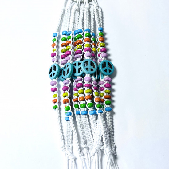 Lieferant für Fantasiearmbänder, Lot Exotische Armbänder Weiß Nr. 123