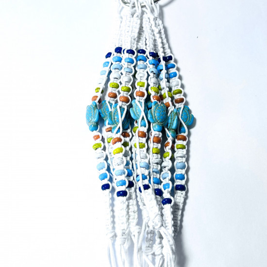 Fournisseur bracelets fantaisies, Lot Bracelets exotiques Blanc N°132