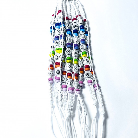 Proveedor Pulseras de fantasía, Lote Pulseras exóticas Blanco N°134