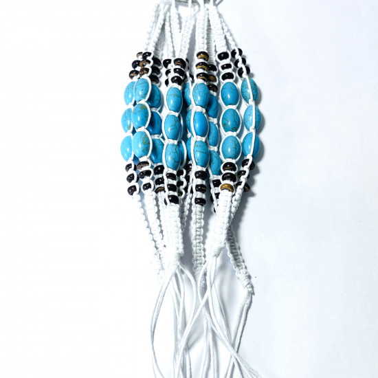 Fournisseur bracelets fantaisies, Lot Bracelets exotiques Blanc N°142