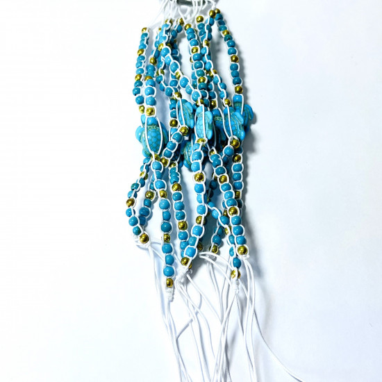 Fournisseur bracelets fantaisies, Lot Bracelets exotiques Blanc N°145