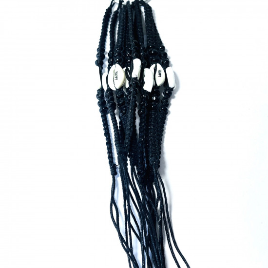 Fornitore bracciali, fantasia, Lotto Bracciali esotici neri N°236