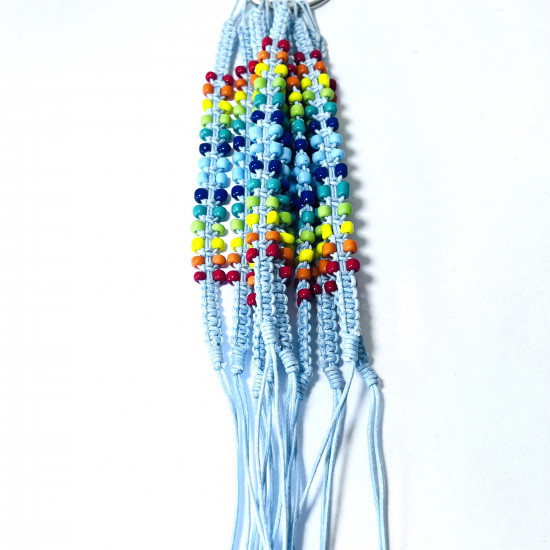 Fournisseur bracelets fantaisies, Lot Bracelets exotiques Bleu N°302
