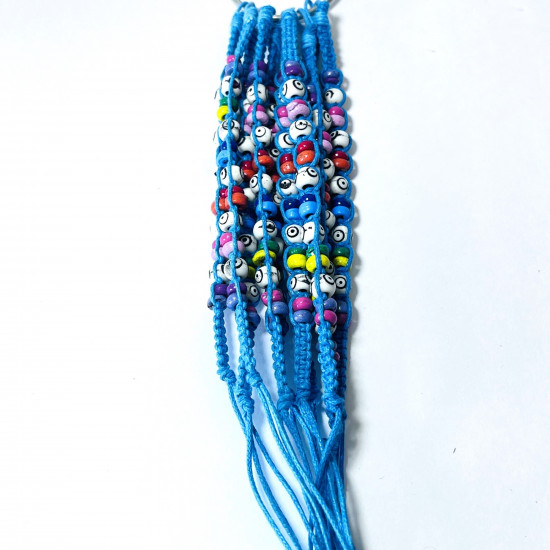 Fornitore bracciali, fantasia, Lotto Bracciali blu esotici N°315