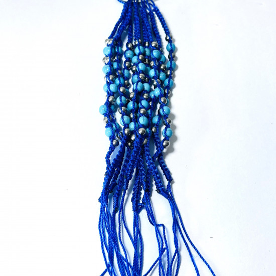 Fournisseur bracelets fantaisies, Lot Bracelets exotiques Bleu N°317