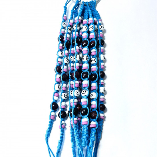 Fornitore bracciali, fantasia, Lotto Bracciali blu esotici N°324
