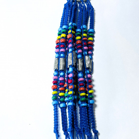 Fournisseur bracelets fantaisies, Lot Bracelets exotiques Bleu N°328