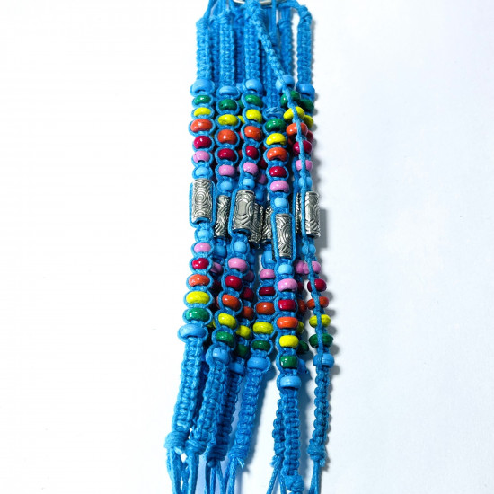 Proveedor Pulseras de fantasía, Lote Pulseras exóticas Azul N°335