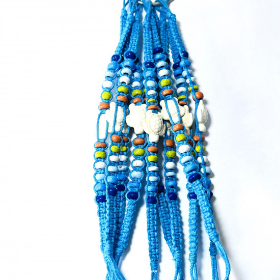 Fornitore bracciali, fantasia, Lotto Bracciali blu esotici N°336