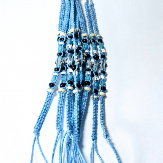 Proveedor Pulseras de fantasía, Lote Pulseras exóticas Azul N°337