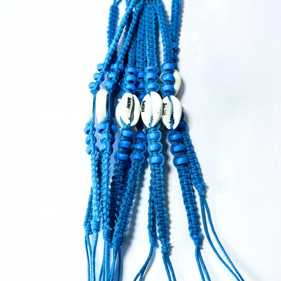Proveedor Pulseras de fantasía, Lote Pulseras exóticas Azul N°345