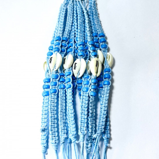 Proveedor Pulseras de fantasía, Lote Pulseras exóticas Azul N°350