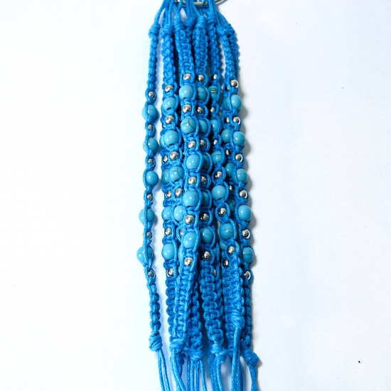 Proveedor Pulseras de fantasía, Lote Pulseras exóticas Azul N°352