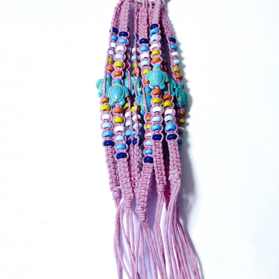 Supplier bracelets, fantasy, Lot Bracelets exotic Rose N°402