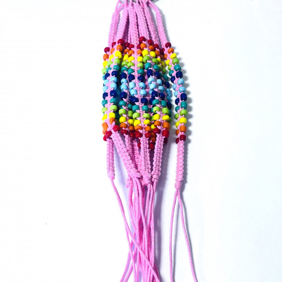 Supplier bracelets, fantasy, Lot Bracelets exotic Rose N°405