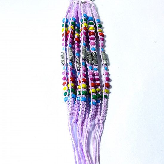 Supplier bracelets, fantasy, Lot Bracelets exotic Rose N°408