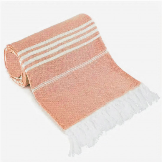 Mayorista fouta, toalla de playa fouta naranja - Felizz
