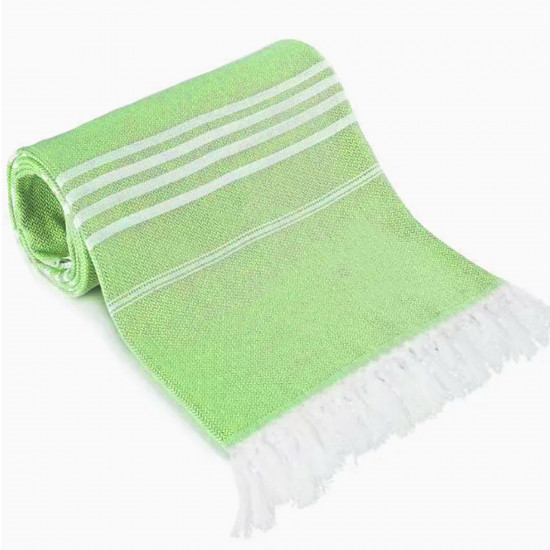 Grossiste fouta, serviette fouta vert pomme pour la plage - Felizz