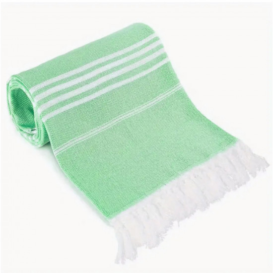 Ingrosso fouta, telo mare fouta verde - Felizz