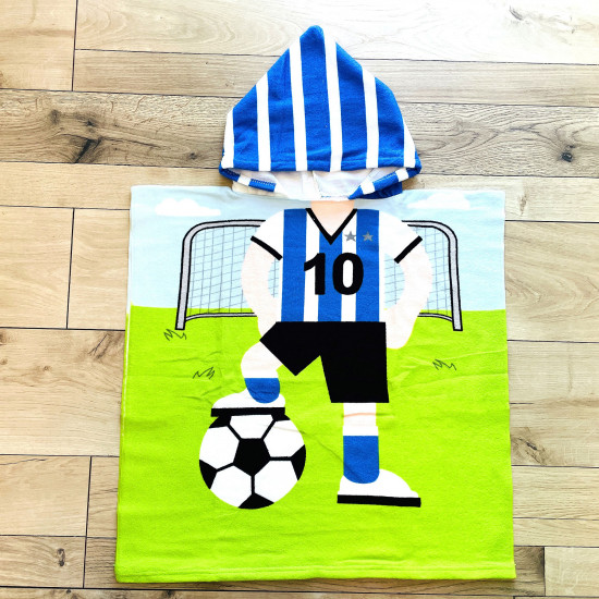 Children's soccer bathing cap, wholesale beach towels