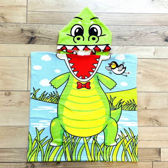 Kinder-Bademantel Krokodil, Großhändler Strandtücher