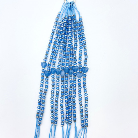 Fournisseur bracelets fantaisies, Bracelets exotiques coeur strass N°1104