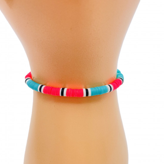 Bracelets heishi fin G130-34, grossiste bijoux fantaisies