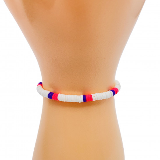 Bracelets heishi fin G130-35, grossiste bijoux fantaisies