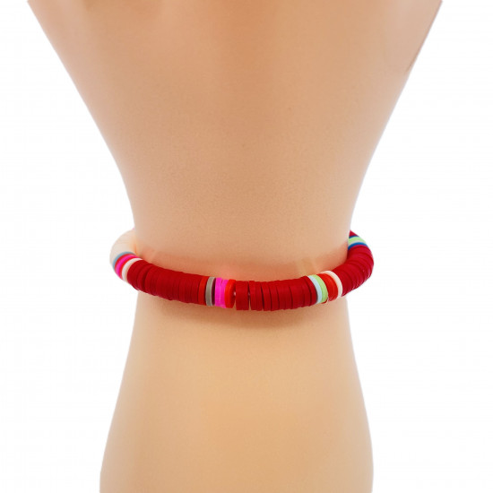 Bracelets heishi épais G130-42, grossiste bijoux fantaisies