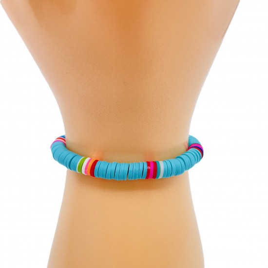 Bracciali heishi spessi G130-48, gioielli di moda all'ingrosso