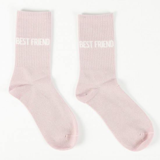 Anbieter von Pailletten-Socken, Modell BEST FRIEND