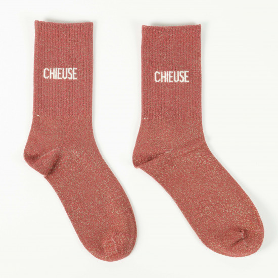 Fournisseur chaussettes paillettes, modèle CHIEUSE