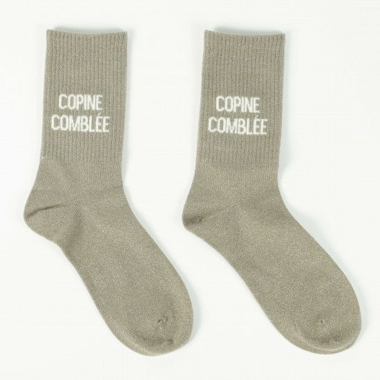 Fournisseur chaussettes paillettes, modèle COPINE COMBLÉE