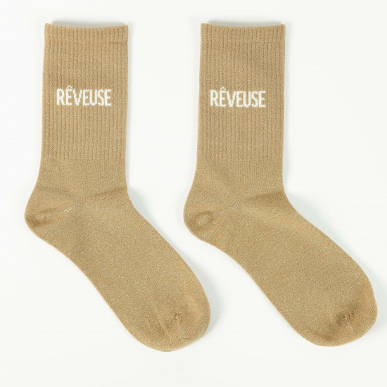 Fournisseur chaussettes paillettes, modèle REVEUSE