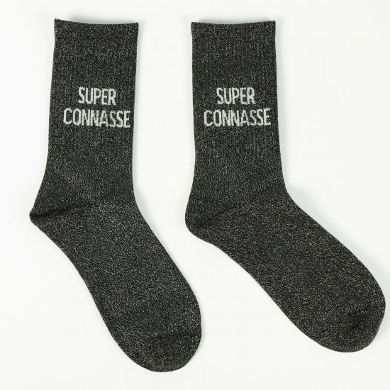 Anbieter von Pailletten-Socken, Modell SUPER CONNASSE