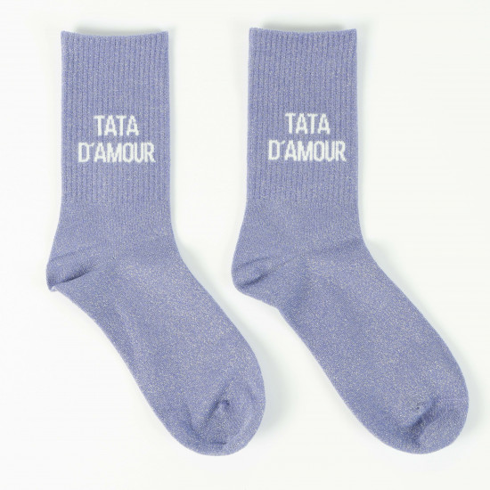 Anbieter von Pailletten-Socken, Modell TATA D'AMOUR