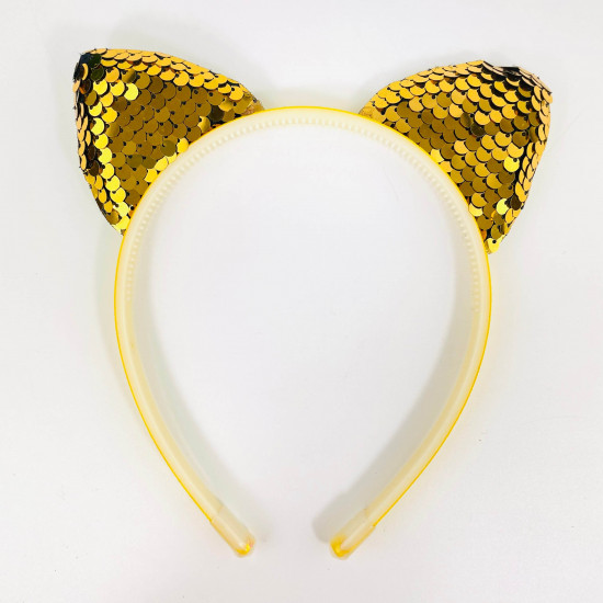 Supplier gadgets for girls, glitter headbands yellow ears