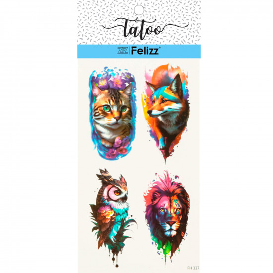 Wholesale ephemeral tattoos, for professionals FH337 - Felizz