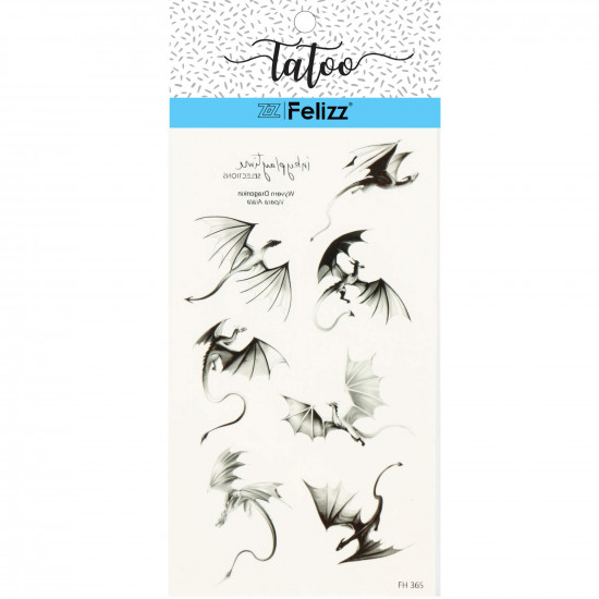 Wholesale ephemeral tattoos, for professionals FH365 - Felizz