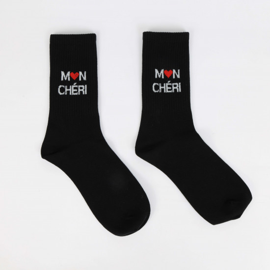 Fournisseur chaussettes messages, modèle MON CHÉRI